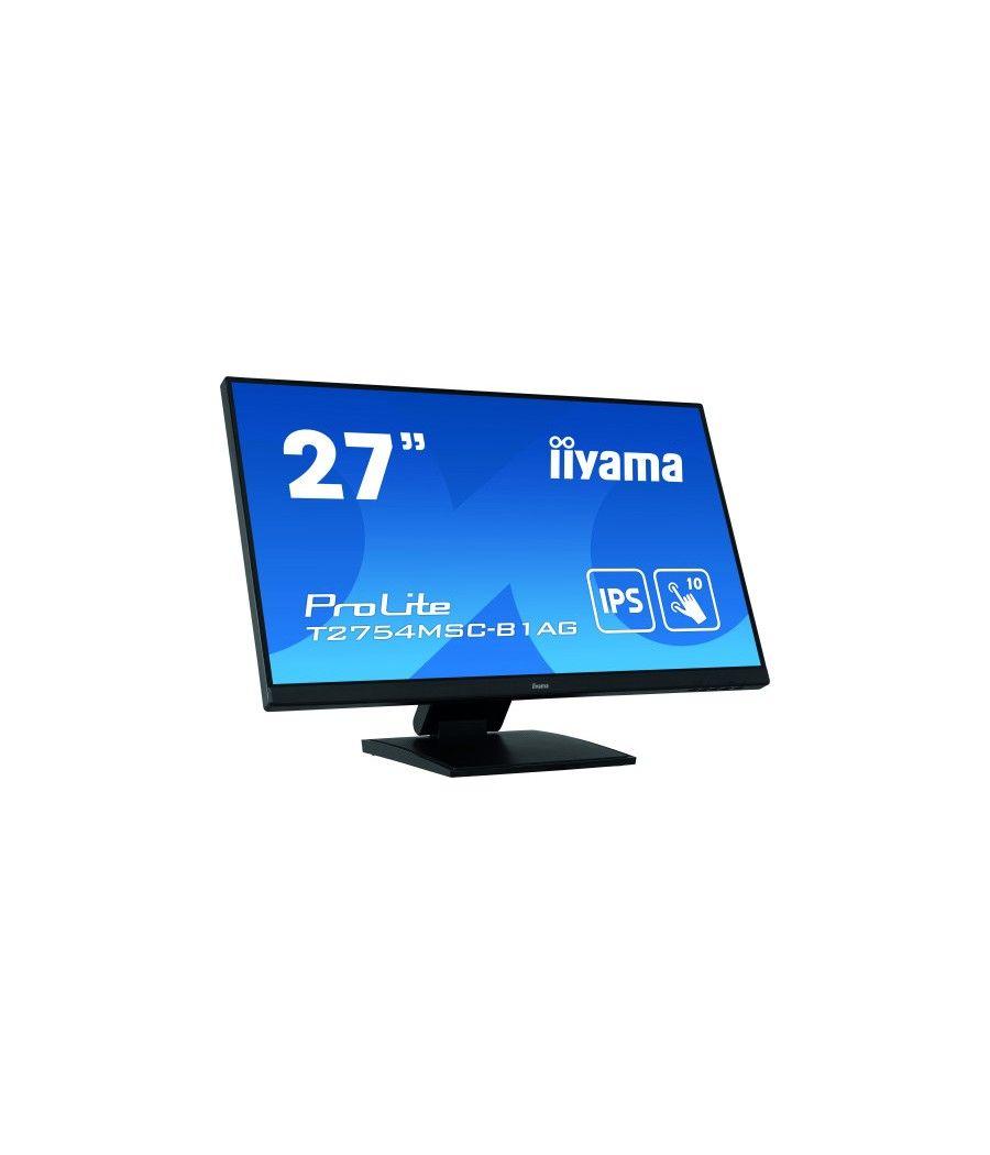 Iiyama prolite t2754msc-b1ag monitor pantalla táctil 68,6 cm (27") 1920 x 1080 pixeles multi-touch multi-usuario negro