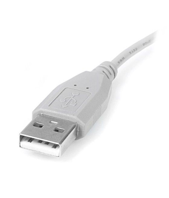 StarTech.com Cable USB de 15cm para Cámara - 1x USB A Macho - 1x Mini USB B Macho - Adaptador Gris - Imagen 3