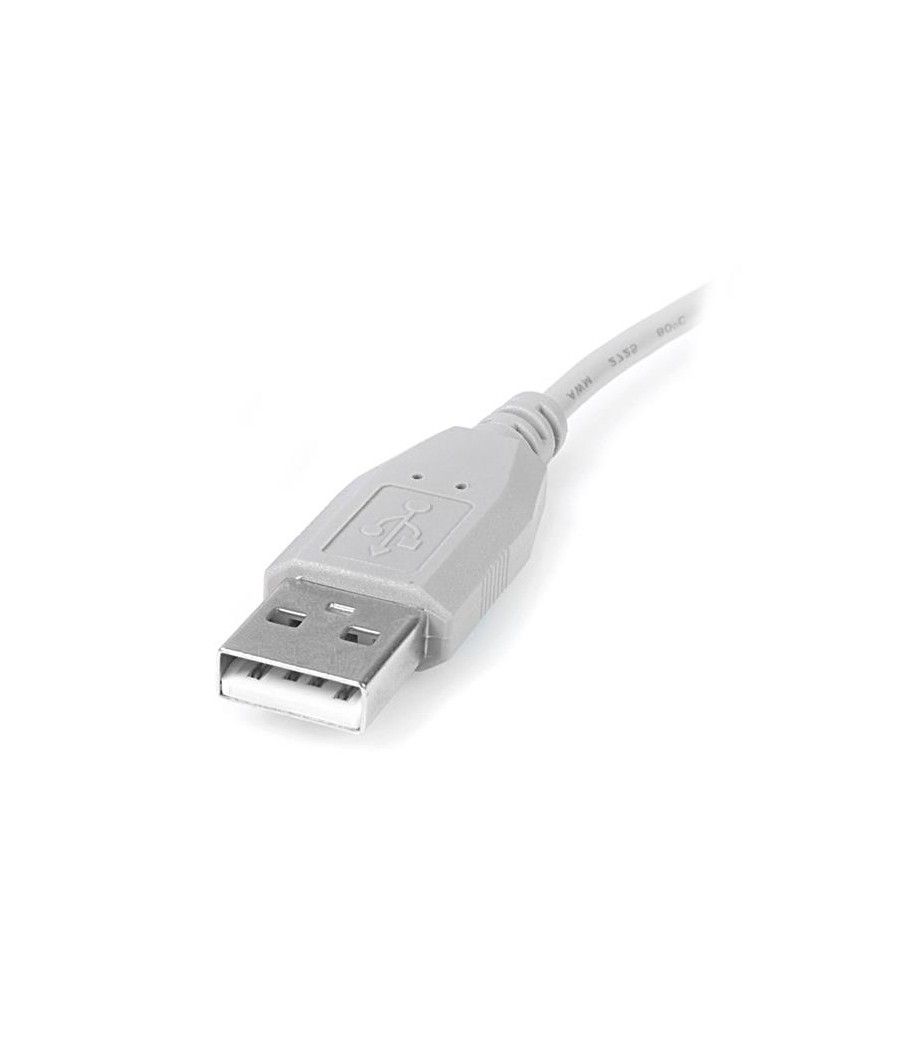 StarTech.com Cable USB de 15cm para Cámara - 1x USB A Macho - 1x Mini USB B Macho - Adaptador Gris - Imagen 3