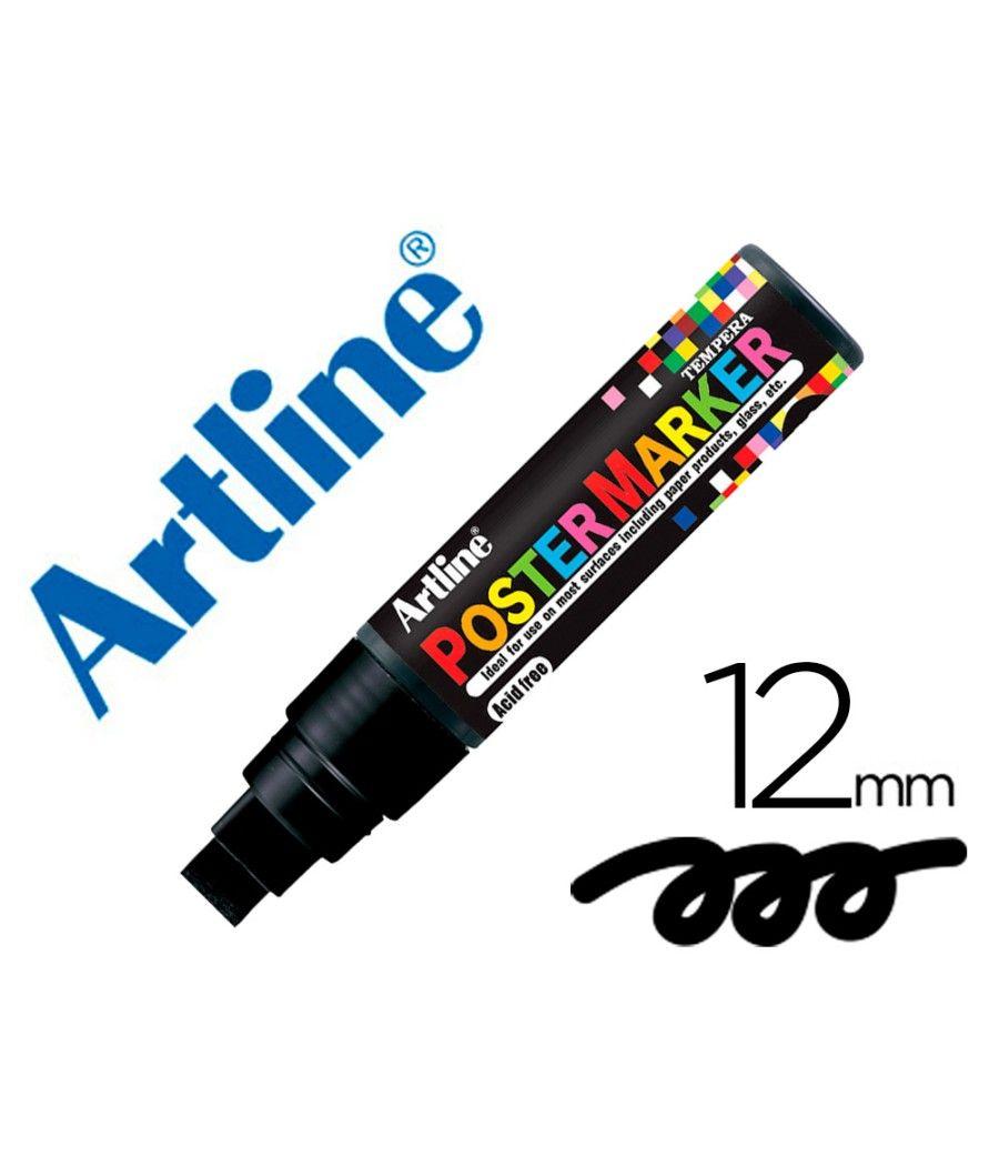 Rotulador artline poster marker epp-12 punta redonda 12 mm color negro