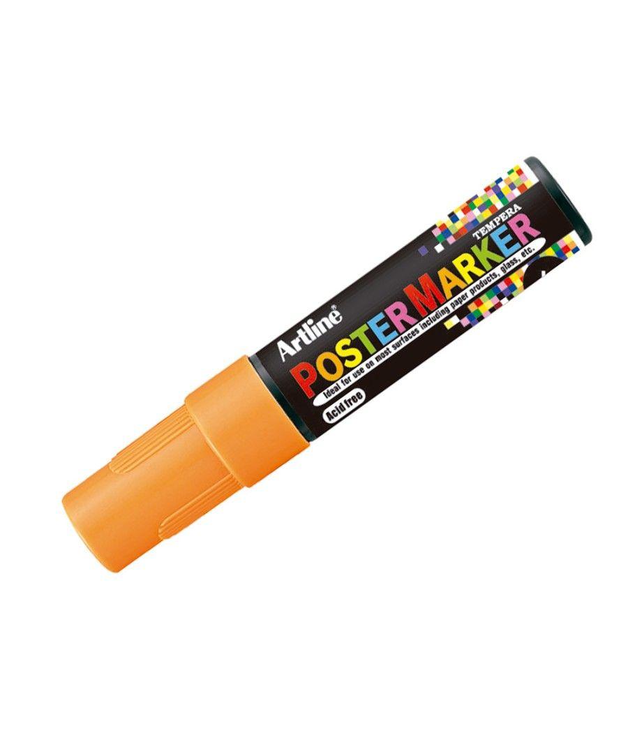 Rotulador artline poster marker epp-6-nar flu punta redonda 6 mm color naranja flúor