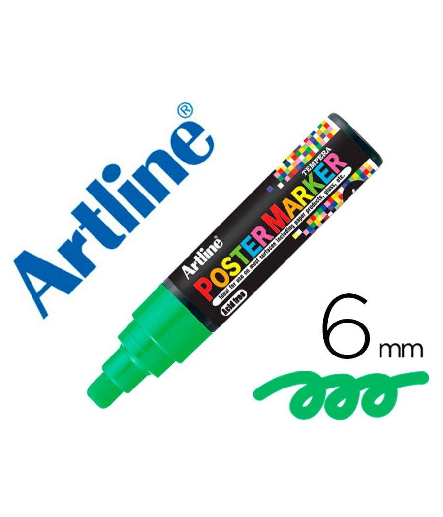Rotulador artline poster marker epp-6-ver punta redonda 6 mm color verde