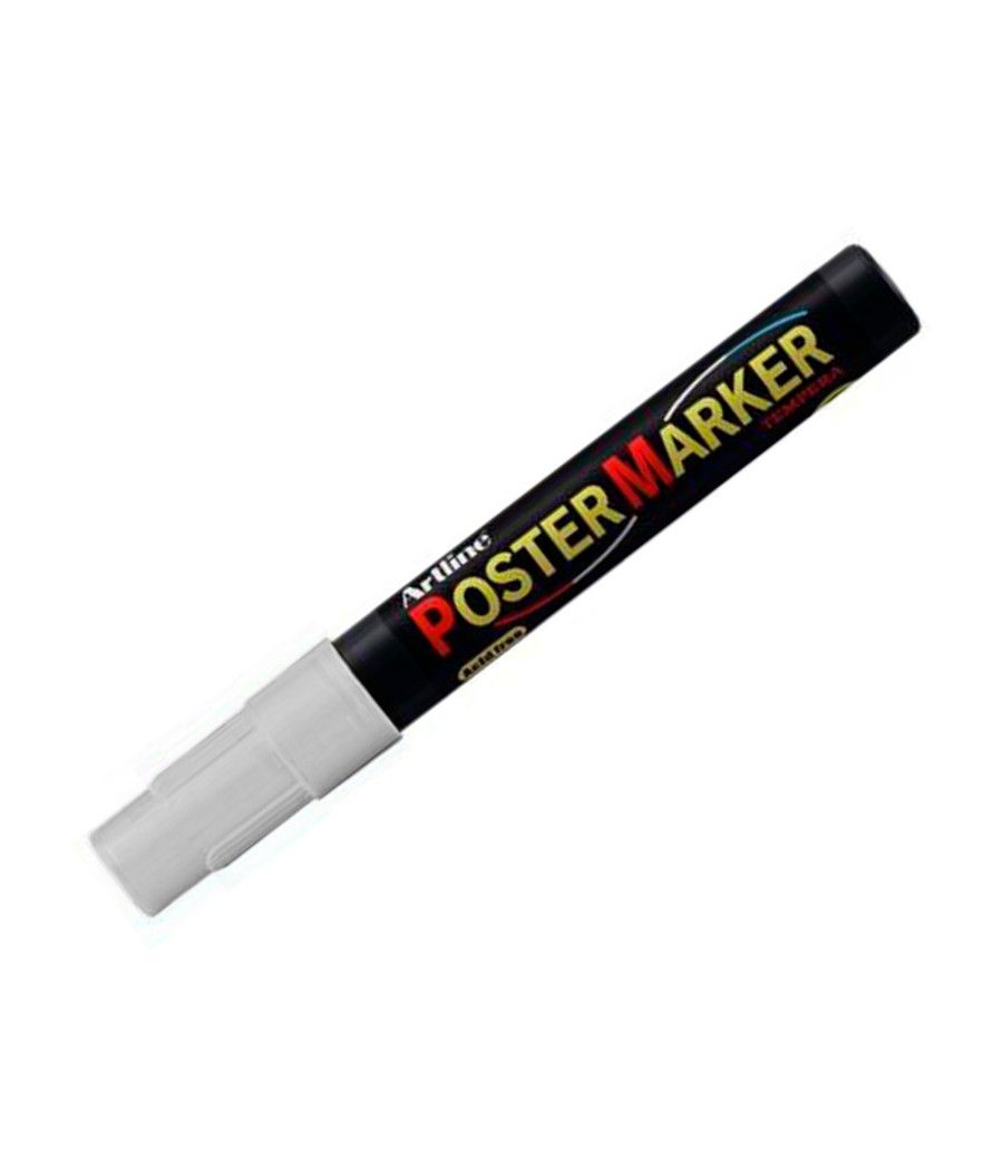 Rotulador artline poster marker epp-4-pla met punta redonda 2 mm color metalizado plata