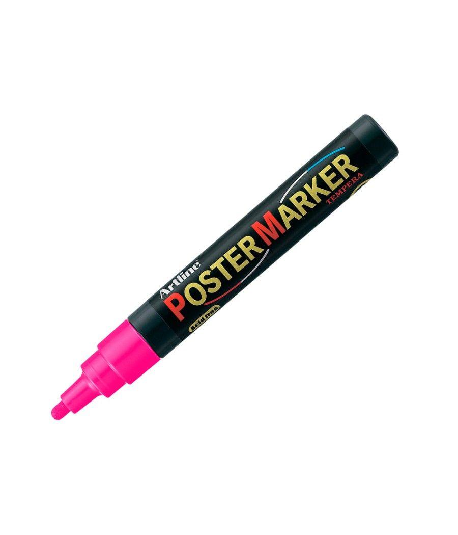 Rotulador artline poster marker epp-4-ros flu punta redonda 2 mm color rosa flúor