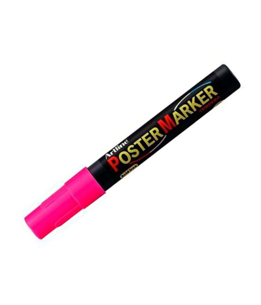 Rotulador artline poster marker epp-4-ros flu punta redonda 2 mm color rosa flúor