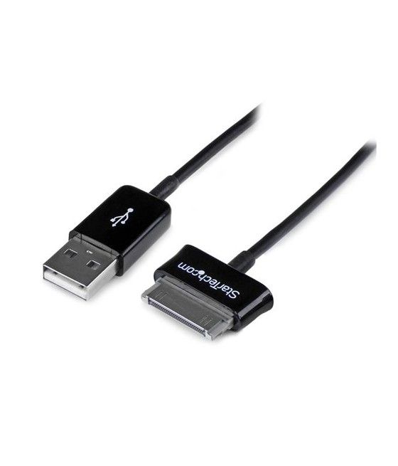 StarTech.com Cable Adaptador 1m Conector Dock USB para Samsung Galaxy Tab - Negro - USB A Macho - Imagen 1