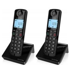 Alcatel S280 Ewe Duo Teléfonos Inalámbricos DECT Negro/Naranja