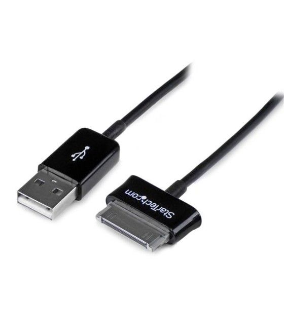 StarTech.com Cable Adaptador 1m Conector Dock USB para Samsung Galaxy Tab - Negro - USB A Macho - Imagen 2