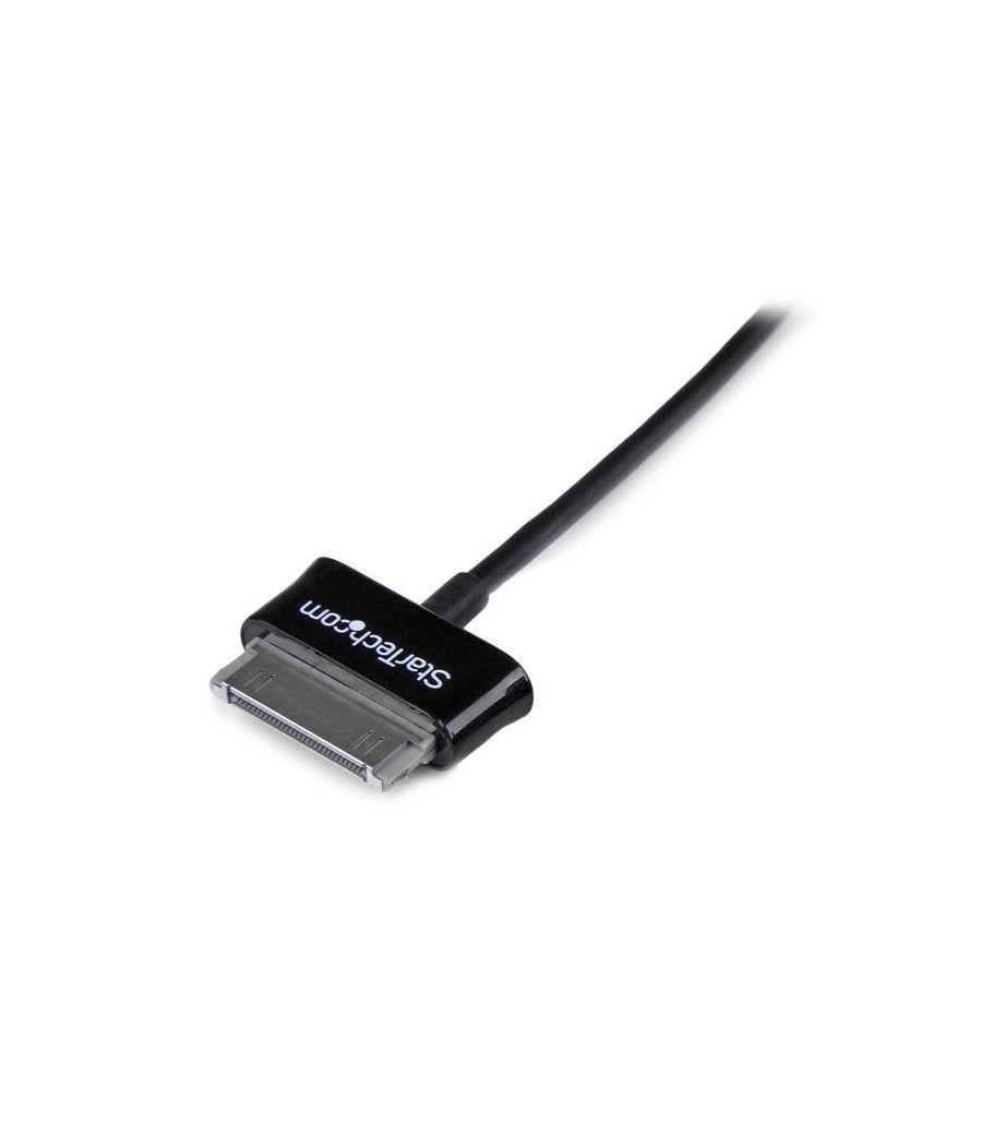 StarTech.com Cable Adaptador 1m Conector Dock USB para Samsung Galaxy Tab - Negro - USB A Macho - Imagen 4