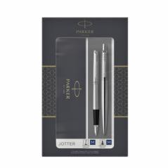 Set jotter. duo pluma + bolígrafo acero ct parker 2093258