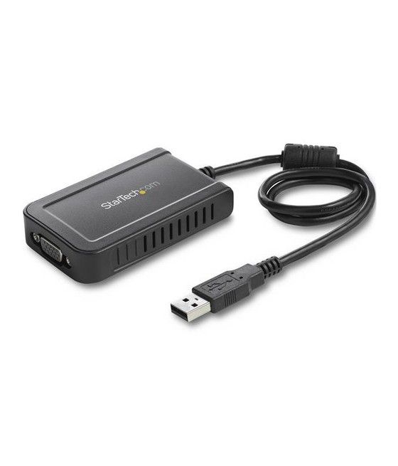 StarTech.com Adaptador de Vídeo Externo USB a VGA - Tarjeta Gráfica Externa Cable - 1920x1200 - Imagen 1