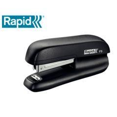 Grapadora rapid f5 mini plástico capacidad de grapado 10 hojas usa grapas n 10 color negro