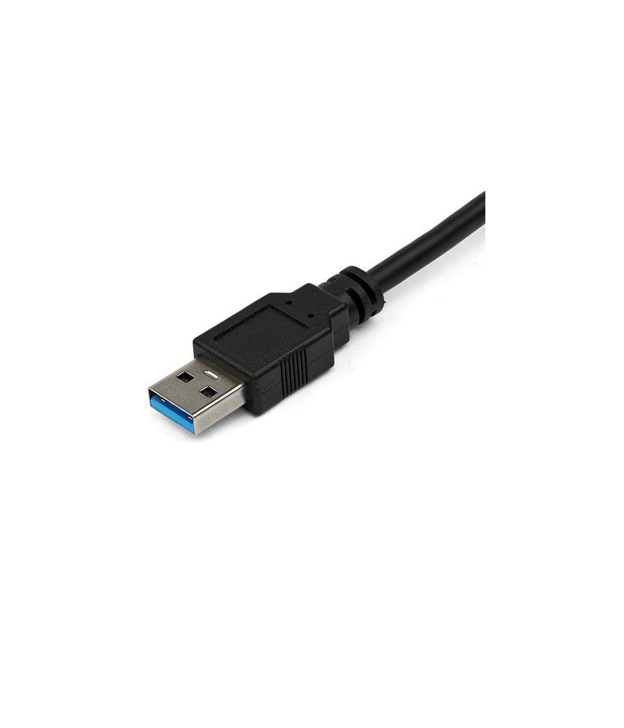 StarTech.com Adaptador de Red Ethernet Gigabit Externo USB 3.0 con Concentrador Incorporado de 2 Puertos USB - Imagen 2