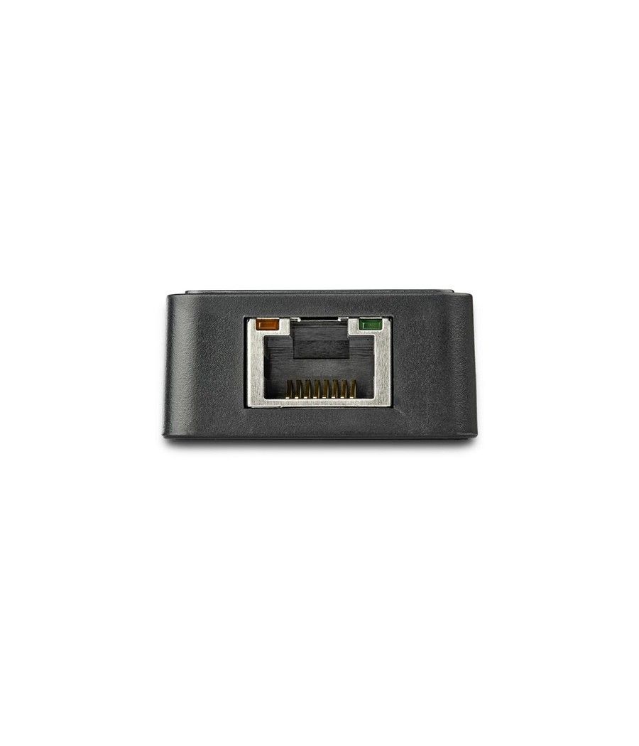StarTech.com Adaptador Tarjeta de Red NIC Externa USB 3.0 de 1 Puerto Gigabit Ethernet RJ45 y Puerto USB - Negro - Imagen 4