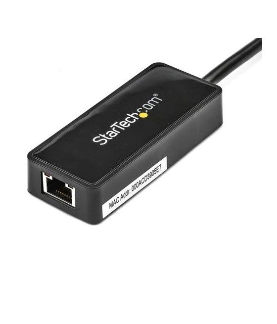StarTech.com Adaptador Tarjeta de Red NIC Externa USB 3.0 de 1 Puerto Gigabit Ethernet RJ45 y Puerto USB - Negro - Imagen 5