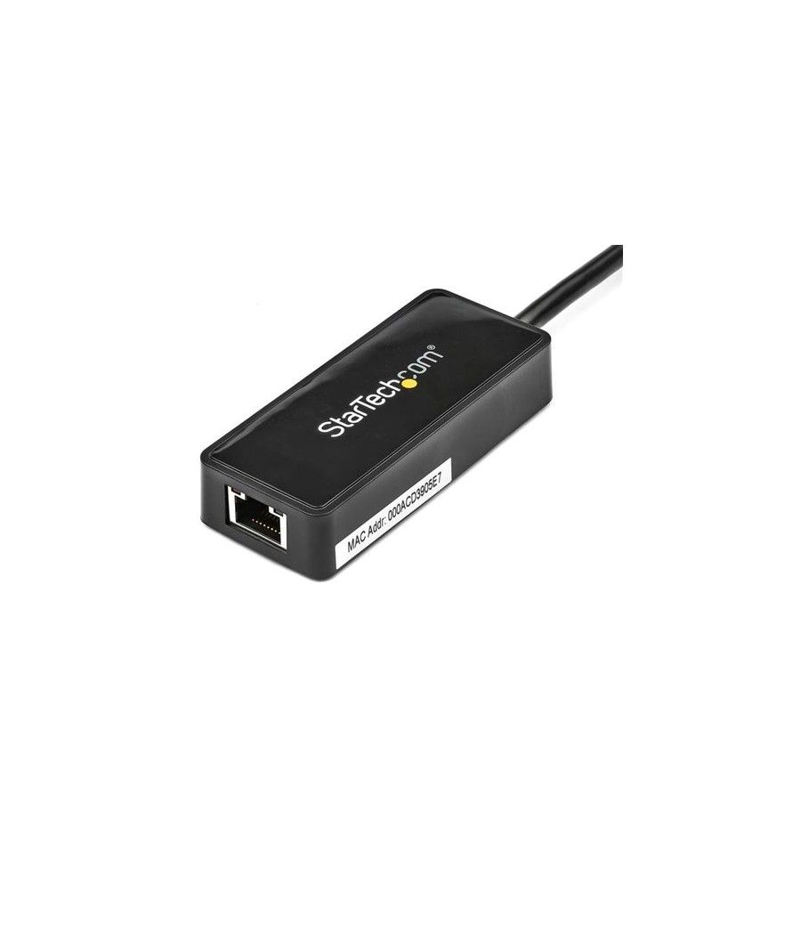 StarTech.com Adaptador Tarjeta de Red NIC Externa USB 3.0 de 1 Puerto Gigabit Ethernet RJ45 y Puerto USB - Negro - Imagen 5