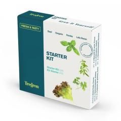 Starter kit tregren conjunto de 4 semillas de te con pods de cultivo