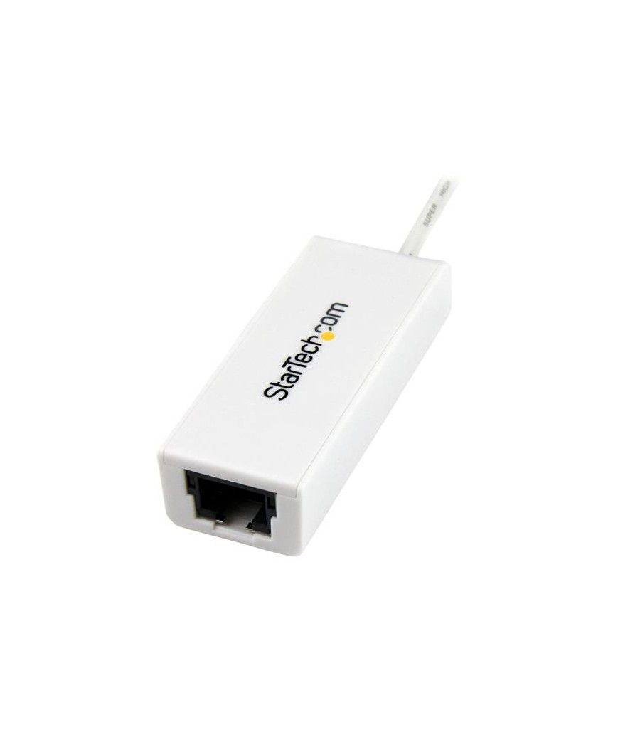 StarTech.com Adaptador Tarjeta de Red Externa NIC USB 3.0 a 1 Puerto Gigabit Ethernet 1Gbps RJ45 USBA Blanco - Imagen 3