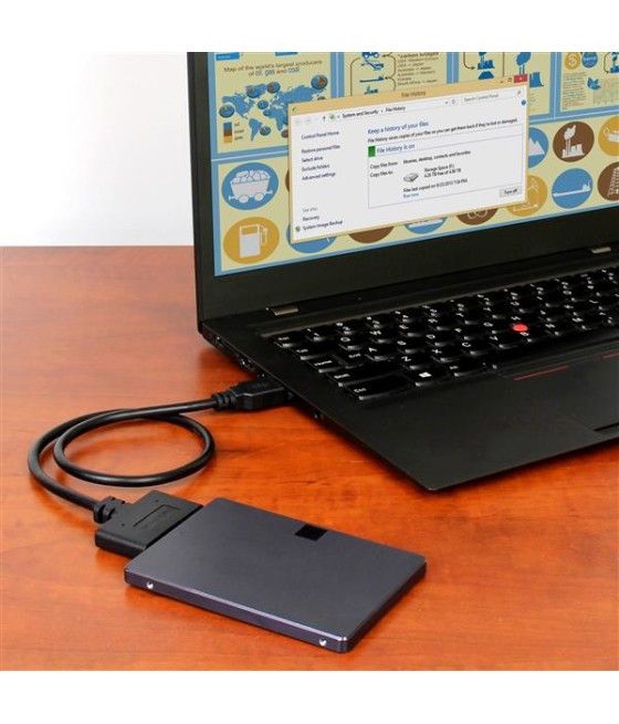 StarTech.com Cable adaptador USB 3.1 (10 Gbps) a SATA para unidades de disco - Imagen 5