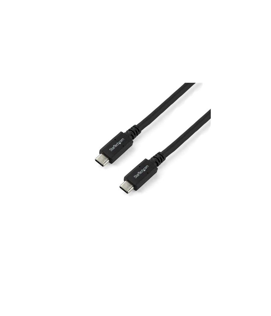 StarTech.com Cable de 1,8m USB-C a USB-C con capacidad para Entrega de Alimentación de 5A - USB TipoC - Cable de Carga USBC - US