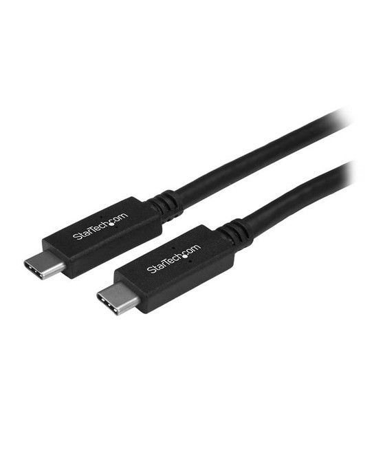 StarTech.com Cable de 1m USB-C a USB Type C de Carga - Cable USB Tipo C USBC USB 3.0 de 5Gbps - Imagen 1