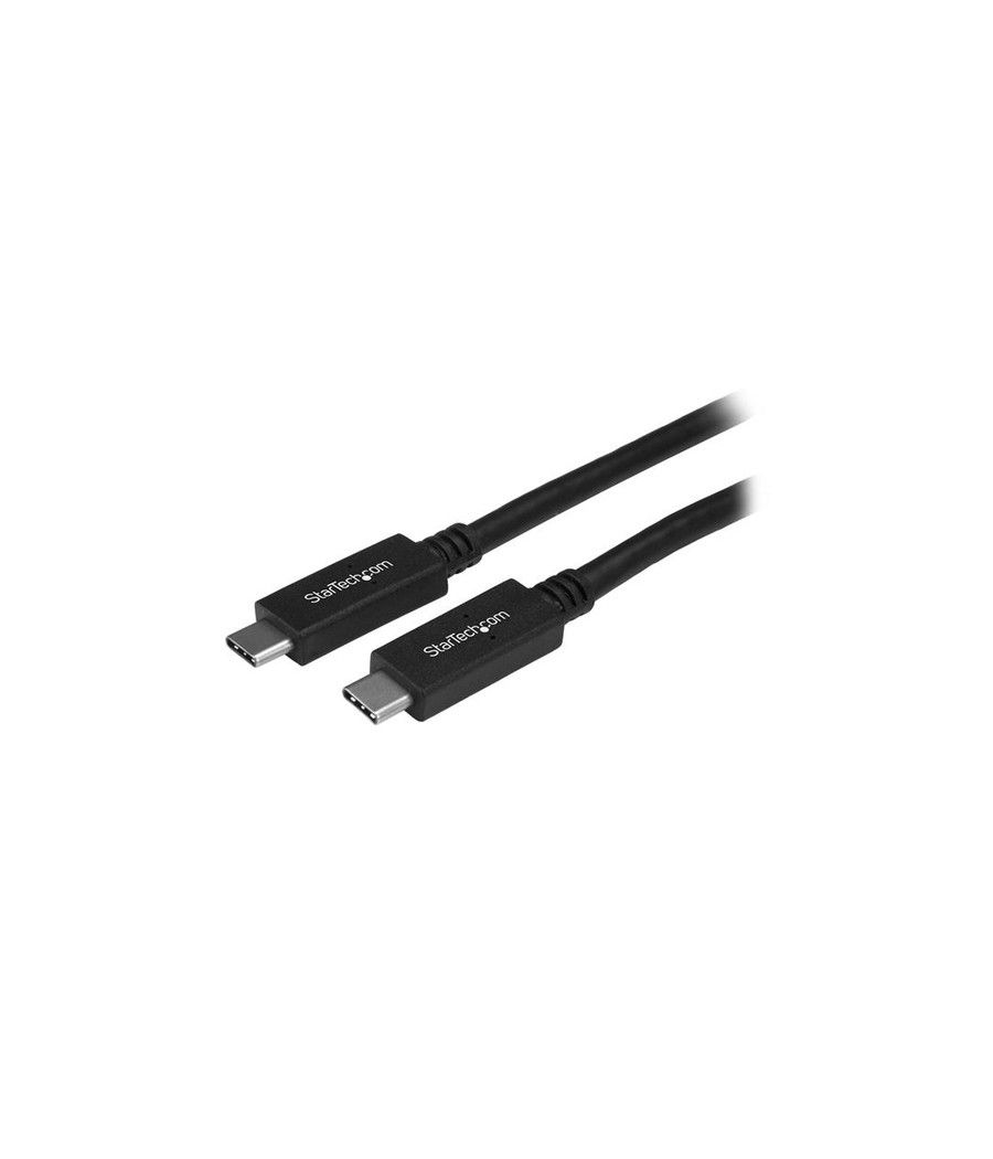 StarTech.com Cable de 1m USB-C a USB Type C de Carga - Cable USB Tipo C USBC USB 3.0 de 5Gbps - Imagen 1
