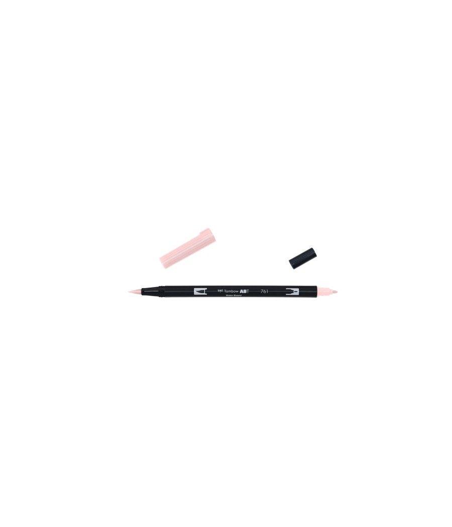 Rotulador doble punta pincel dual brush-761 - color carnation. tombow abt-761 pack 6 unidades