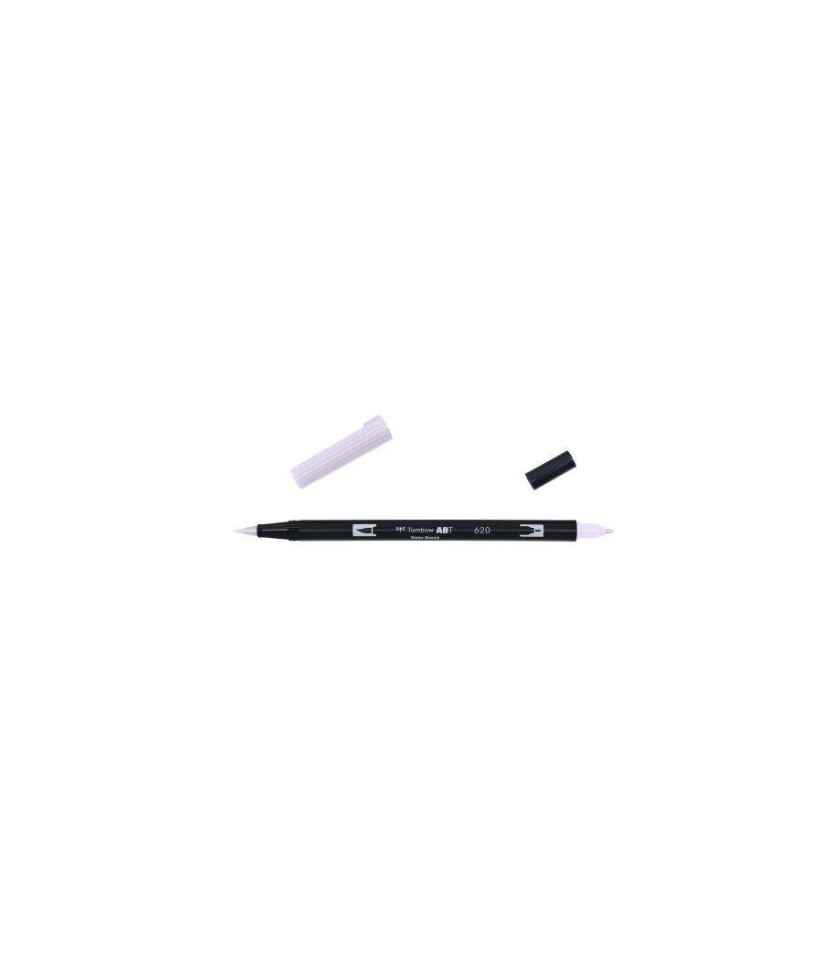 Rotulador doble punta pincel dual brush-620 - color lilac. tombow abt-620 pack 6 unidades