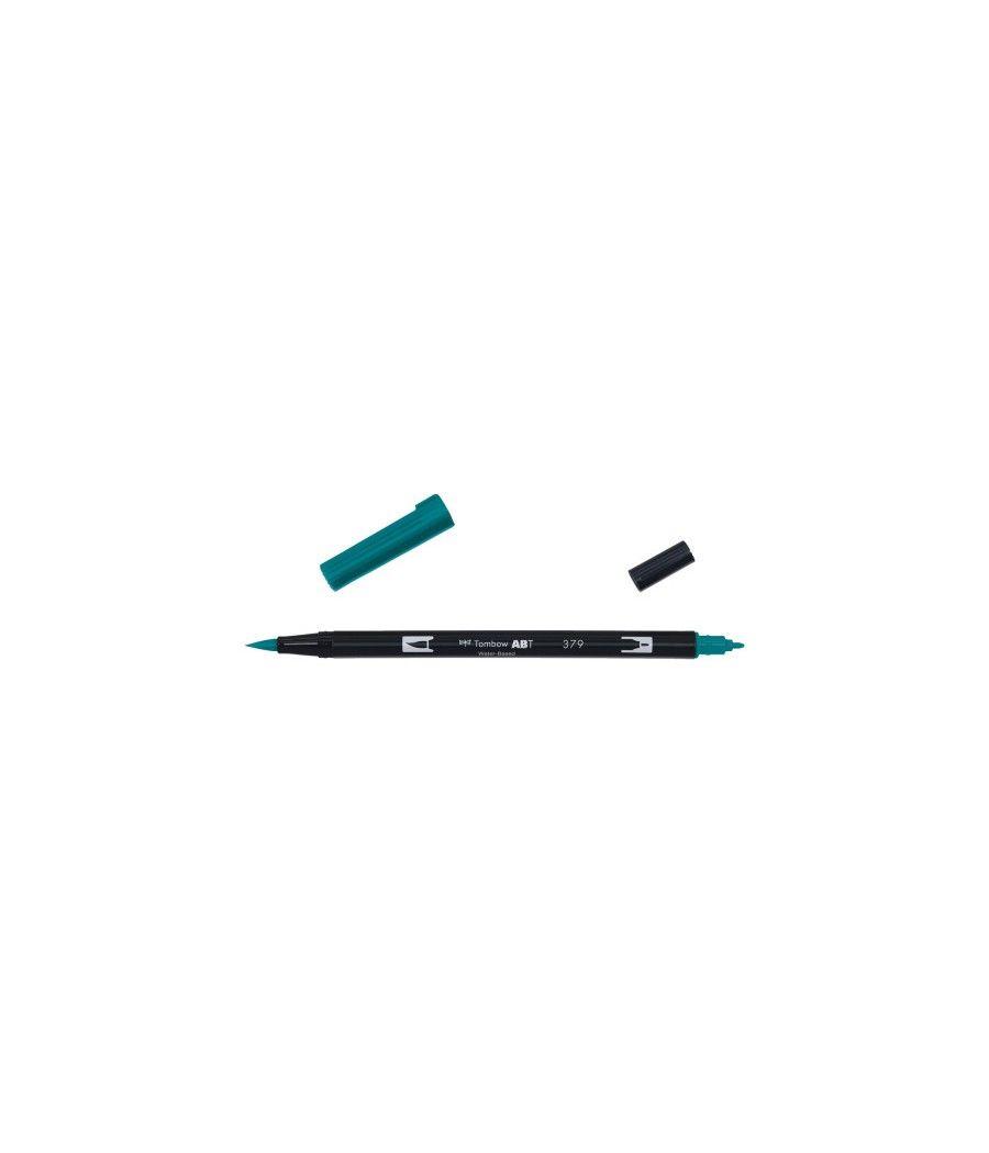 Rotulador doble punta pincel dual brush-379 - color jade green. tombow abt-379 pack 6 unidades