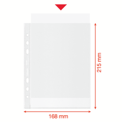 Caja 100 fundas polipropileno multitaladro reforzada piel naranja a5 recycle 70 micras esselte 627495