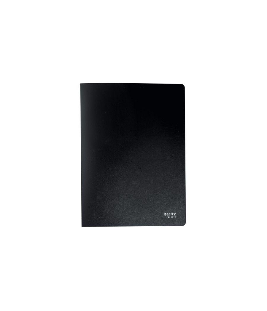 Carpeta polipropileno con 40 fundas a4 recycle negro leitz 46770095