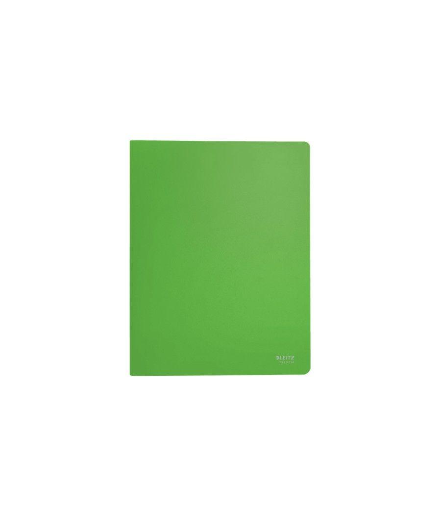 Carpeta polipropileno con 40 fundas a4 recycle verde leitz 46770055