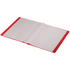 Carpeta polipropileno con 40 fundas a4 recycle rojo leitz 46770025