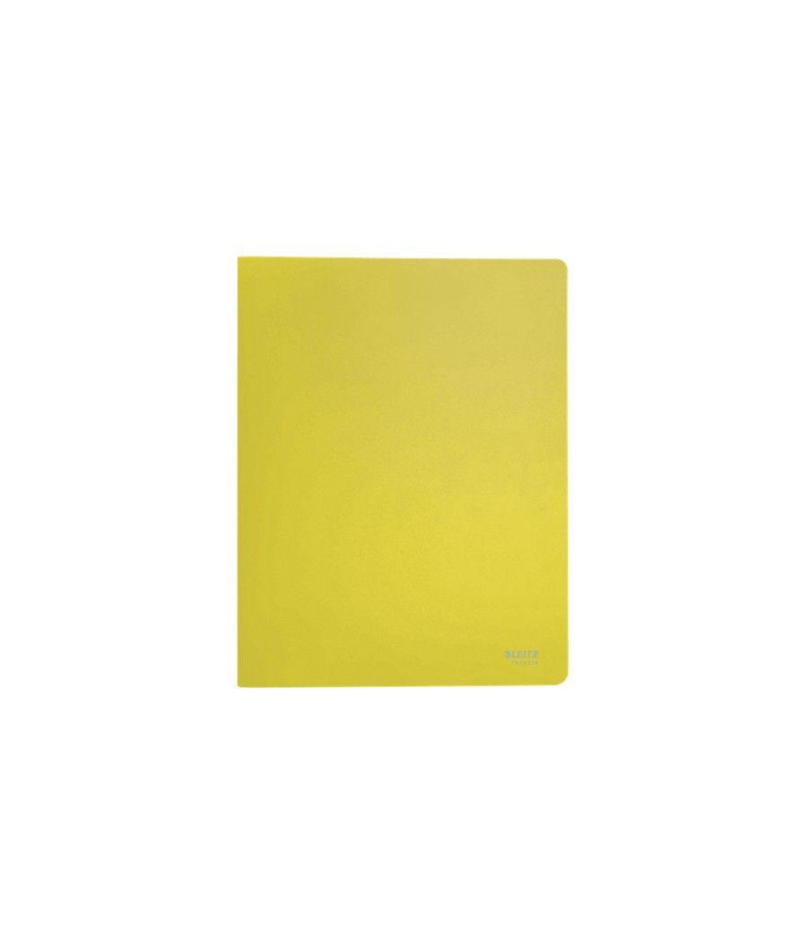 Carpeta polipropileno con 40 fundas a4 recycle amarillo leitz 46770015