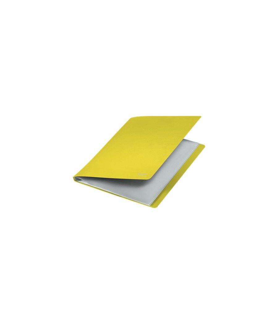 Carpeta polipropileno con 40 fundas a4 recycle amarillo leitz 46770015