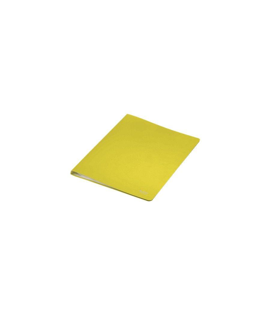 Carpeta polipropileno con 20 fundas a4 recycle amarillo leitz 46760015