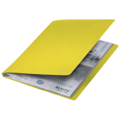 Carpeta polipropileno con 20 fundas a4 recycle amarillo leitz 46760015