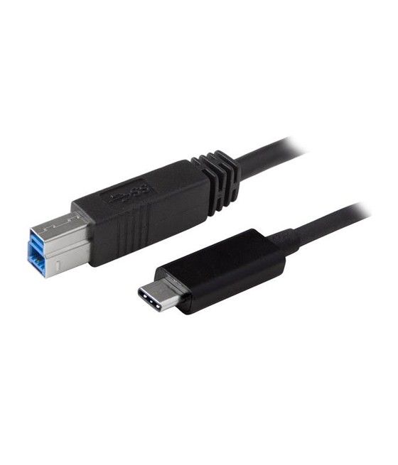 StarTech.com USB31CB1M cable USB 1 m USB 3.2 Gen 2 (3.1 Gen 2) USB C USB B Negro - Imagen 1