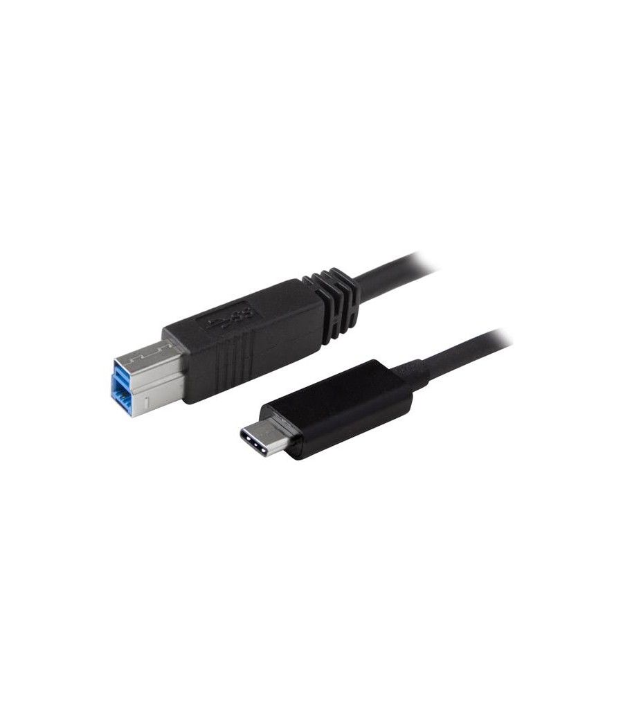 StarTech.com USB31CB1M cable USB 1 m USB 3.2 Gen 2 (3.1 Gen 2) USB C USB B Negro - Imagen 2