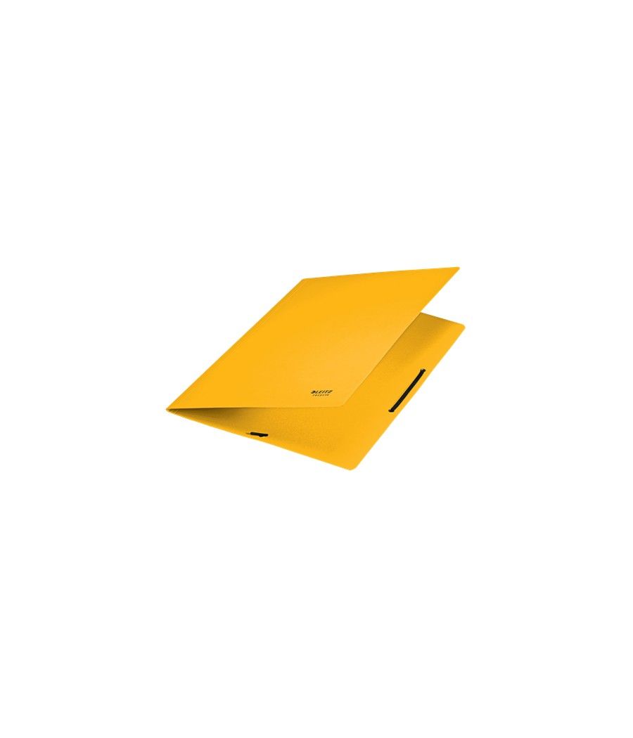 Carpeta de carton con gomas y sin solapas a4 recycle 100% amarillo leitz 39080015