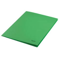 Carpeta carton 3 solapas a4 recycle 100% verde leitz 39060055