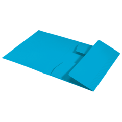Carpeta carton 3 solapas a4 recycle 100% azul leitz 39060035