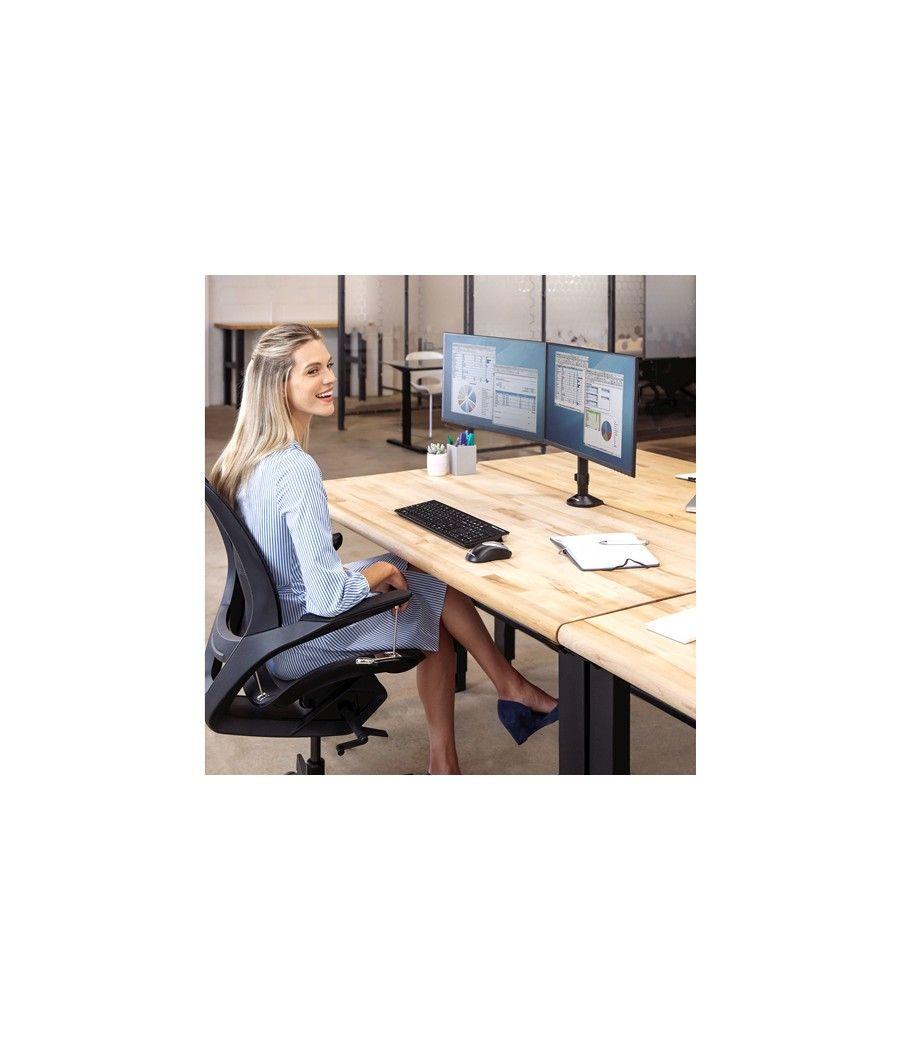 Brazo doble reflex series para 2 pantallas fellowes 8502601