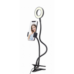Anillo de luz para selfie con soporte para telefono