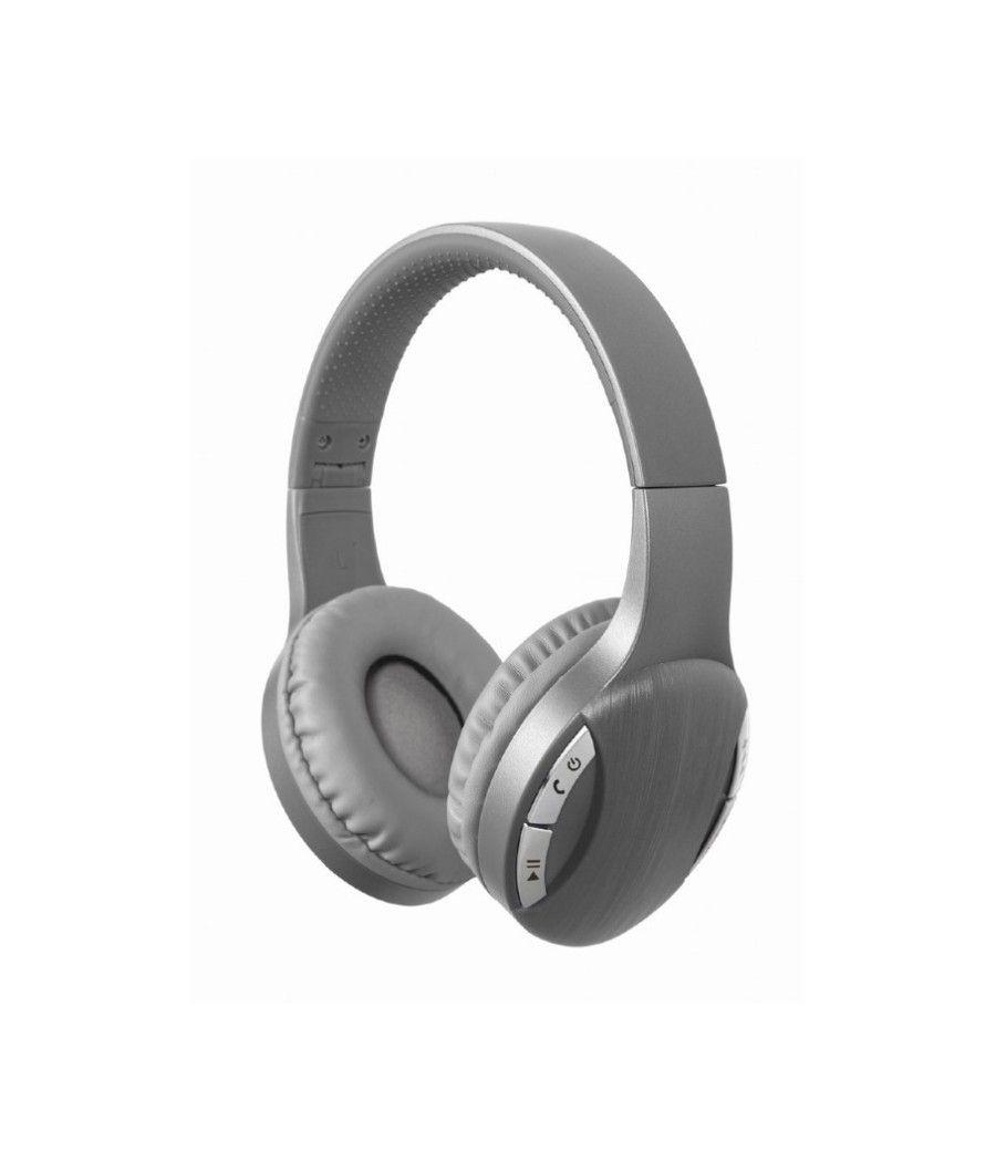 Auriculares gembird estero bluetooth plata