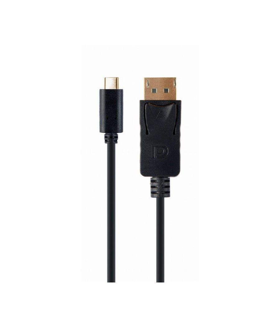 Adaptador usb-c a displayport macho 4k 60 hz 2 m negro