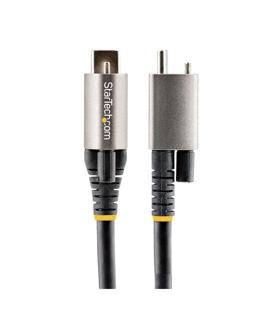 StarTech.com Cable de 1m USB-C con Tornillo Superior de Fijación -10Gbps - Cable Tipo C USB 3.1/3.2 Gen 2 - con Carga por Entreg