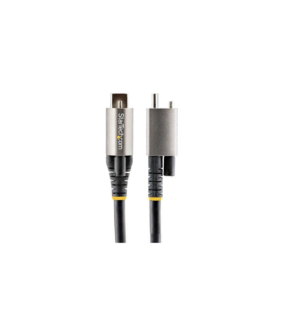 StarTech.com Cable de 1m USB-C con Tornillo Superior de Fijación -10Gbps - Cable Tipo C USB 3.1/3.2 Gen 2 - con Carga por Entreg