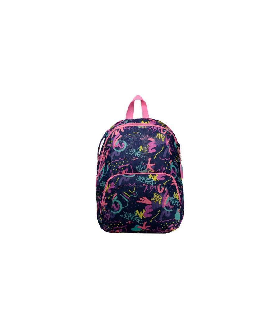 Mochila juvenil estampado multicolor - gammatto totto ma04shm001-2010n-6fc