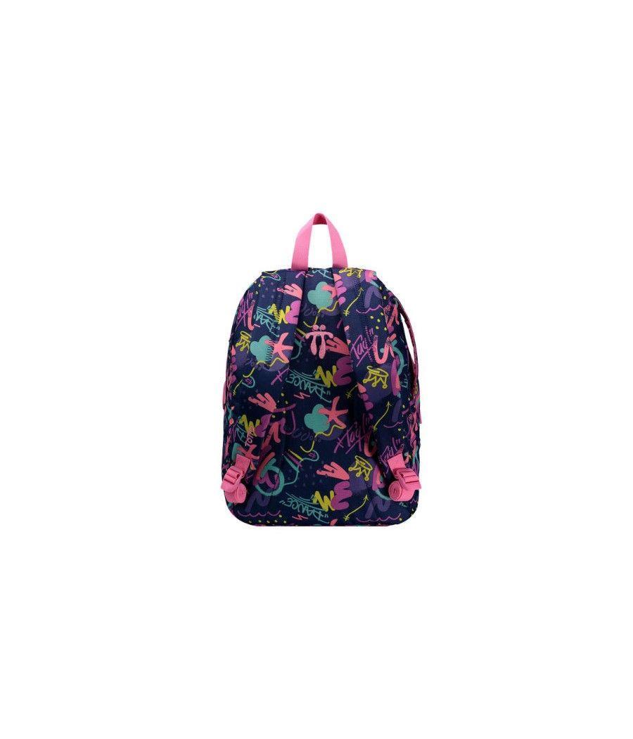 Mochila juvenil estampado multicolor - gammatto totto ma04shm001-2010n-6fc